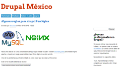 Desktop Screenshot of drupalmexico.com