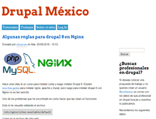 Tablet Screenshot of drupalmexico.com